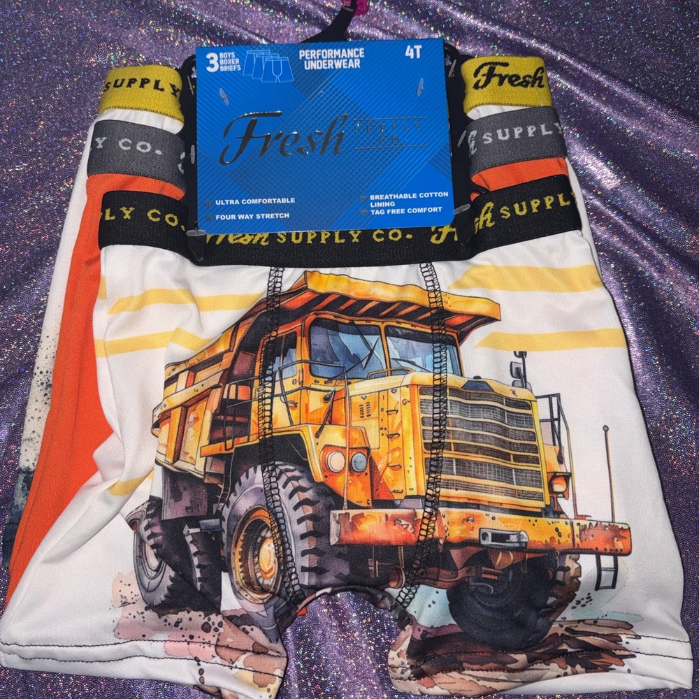 Boys Construction Boxer Briefs